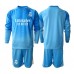 Real Madrid Keeper Hjemmedraktsett Barn 2025-26 Lange ermer (+ Korte bukser)
